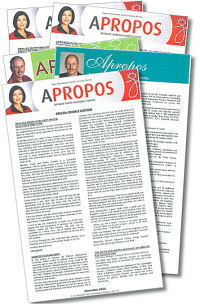 A Propos Newsletter