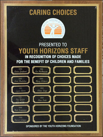 The Youth Horizons Caring Choice Award